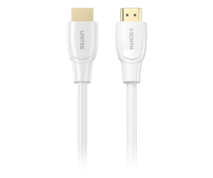 Kabel i złączka UNITEK Kabel HDMI 2.0 4K 0.5m - biały C11090AWH03-0.5M